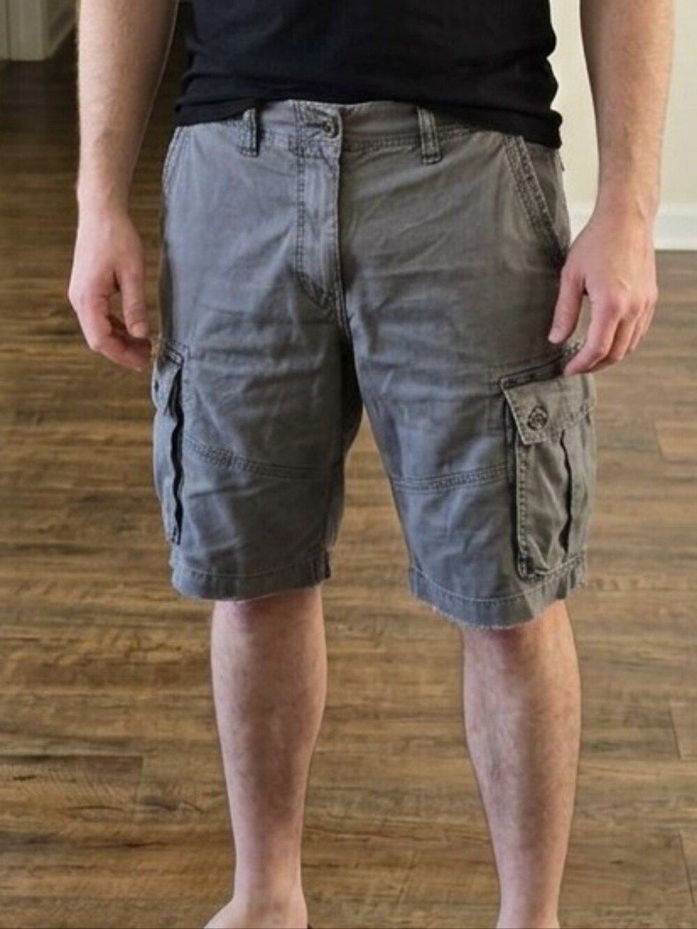 American Eagle Cargo Shorts Gray Size 33